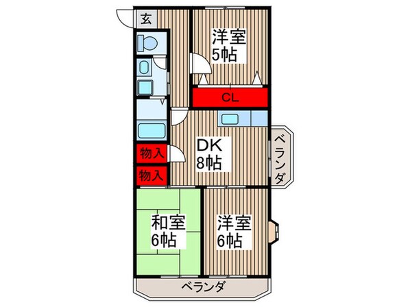 メゾングランピエの物件間取画像